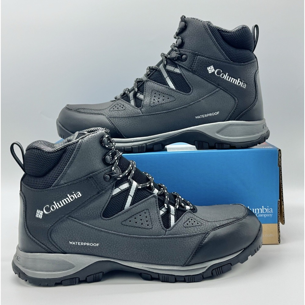 Columbia‎ Liftop III Men's Size 12 Waterproof Hiking Boots Omni Heat Black